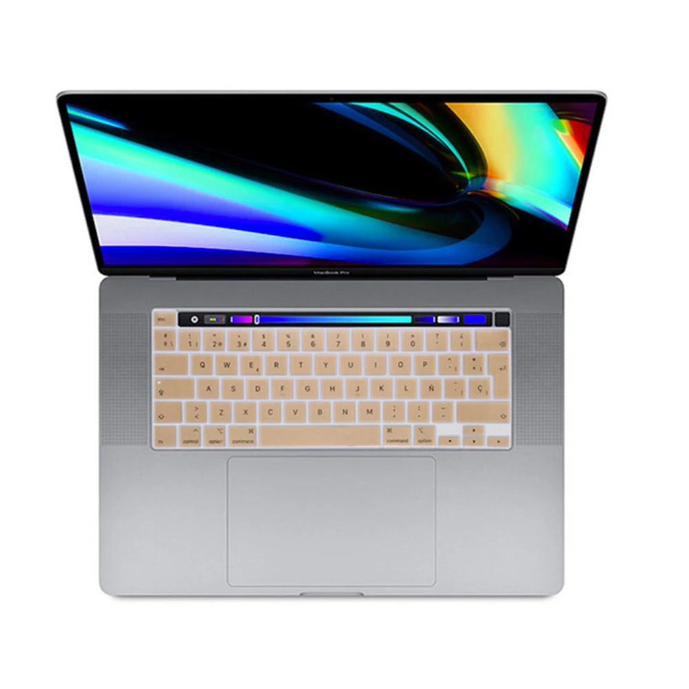 Macbook Pro13 M1 2020 새로운 pro16 키보드 커버 소프트 스페인어 보호기 키보드 보호 필름 A2338 A2289 A2251A2141