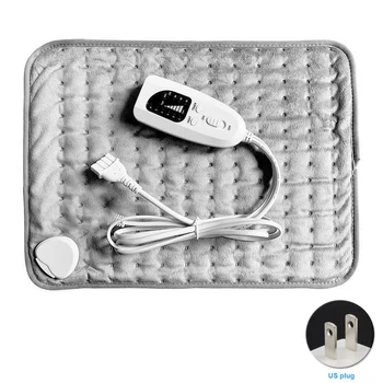 

40x30cm Neck Adjustable Temperature With LED Indicator Pad Warm Physiotherapy Electric Blanket Abdomen Pain Relief Timing Waist