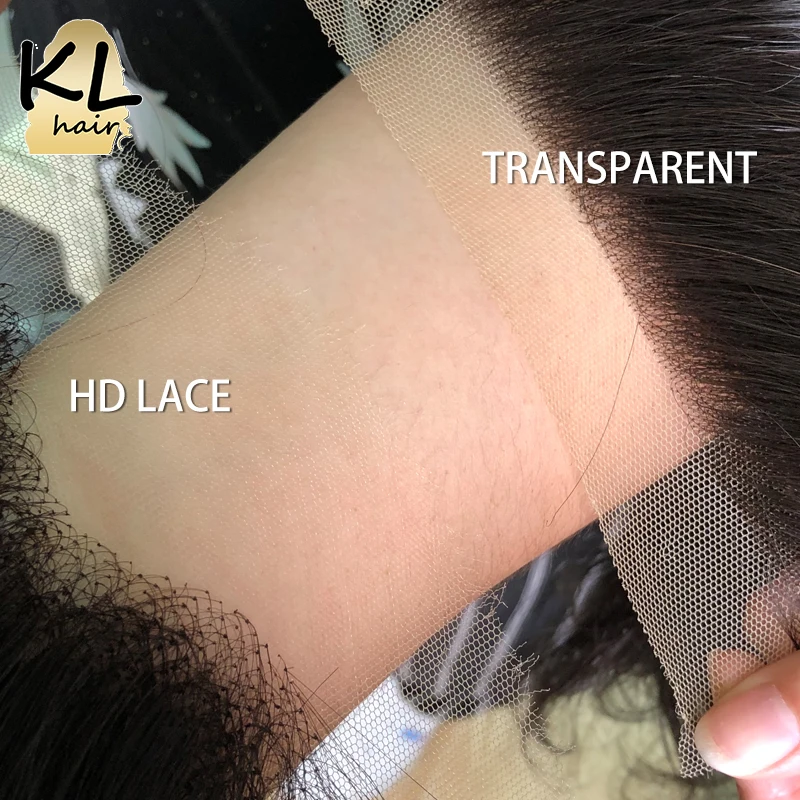 5x5 HD Lace Closure Straight Swiss Lace With Baby Hair Brazilian Remy Human Hair Invisible For Women KL Offical Store