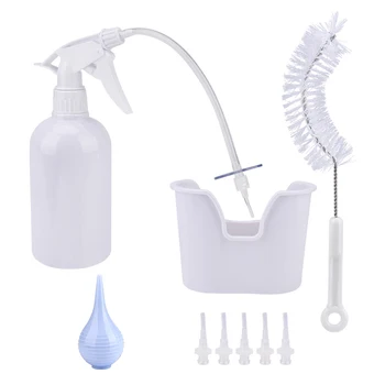 

Ear Wax Washing Kit Remover Irrigation Tool Set 500ml Portable Rinse Bottle Ear Care For Home Supplies