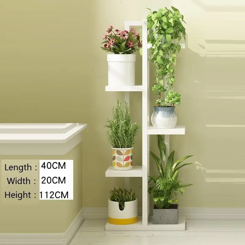 Version C Urbano Madera Suporte Flores плантенреккен лестница садовые полки для наружной стойки балкон цветок стойки Dekoration завод полка - Цвет: Version C