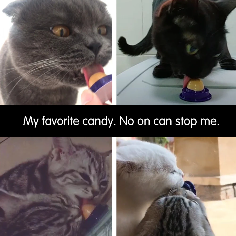 Длинный эффект съедобные Catnip Sugar Cat питательный крем лижание твердых конфет котята забота о здоровье кошка закуски энергии сладкий мяч
