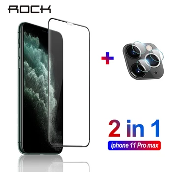 

Rock Full Cover Camera Lens & Tempered Glass For iphone 11 Pro Xs Max 11pro X XR 7 8 Plus iphonex 7+ 8+ Screen Protector Film