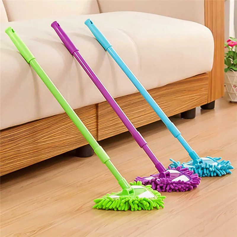 

Mini Mop Bathroom Floor Cleaning Tool Flat lazy Mop Wall Household Cleaning Brush Reusable Cloth Washable Microfiber Dust Brush