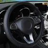 leather Steering Wheel Cover Car-styling for Renault Duster Sandero Kwid Logan Clio Captur Laguna Scenic 2016 2017 2022 ► Photo 3/6