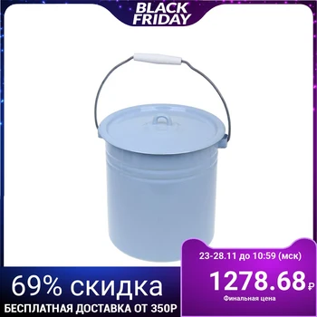 

Solid bucket with lid, 12 l, blue