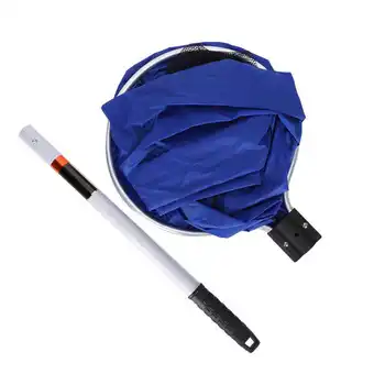 

Aquarium Algae Scraper Plants Scraper Aquarium Waterproof Soft Fishing Net Long Koi Tansfer Mesh Basket for Medium