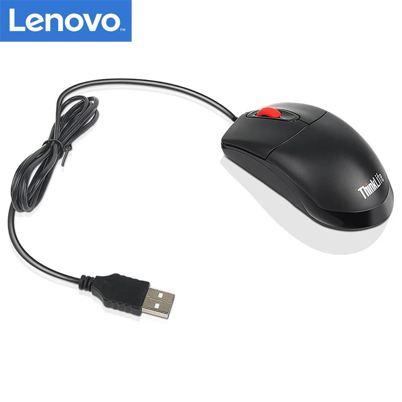 LENOVO THINKPAD 0B47153 Проводная 1000 точек/дюйм USB черная мышь с ПК/ноутбук Интерфейс мыши Supprt официальный тест для Windows Mac