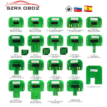 

22pcs BDM Probe Adapters Full Set ECU RAMP For KESS BDM100 / CMD100 / FGTECH V54 BDM Frame 22pcs bdm adapter Diagnostic tool