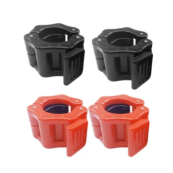 

4Pcs Standard 1'' Barbell Clamp Collar Clips for Dumbbell Lock Quick Release