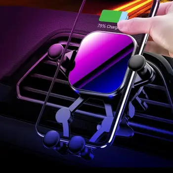 

Universal Fast Wireless Charging Holder Qi Wireless Car Charger For iPhone 11 Pro Xs Max X 10w For Xiaomi Mi 9 Samsung S10 S9