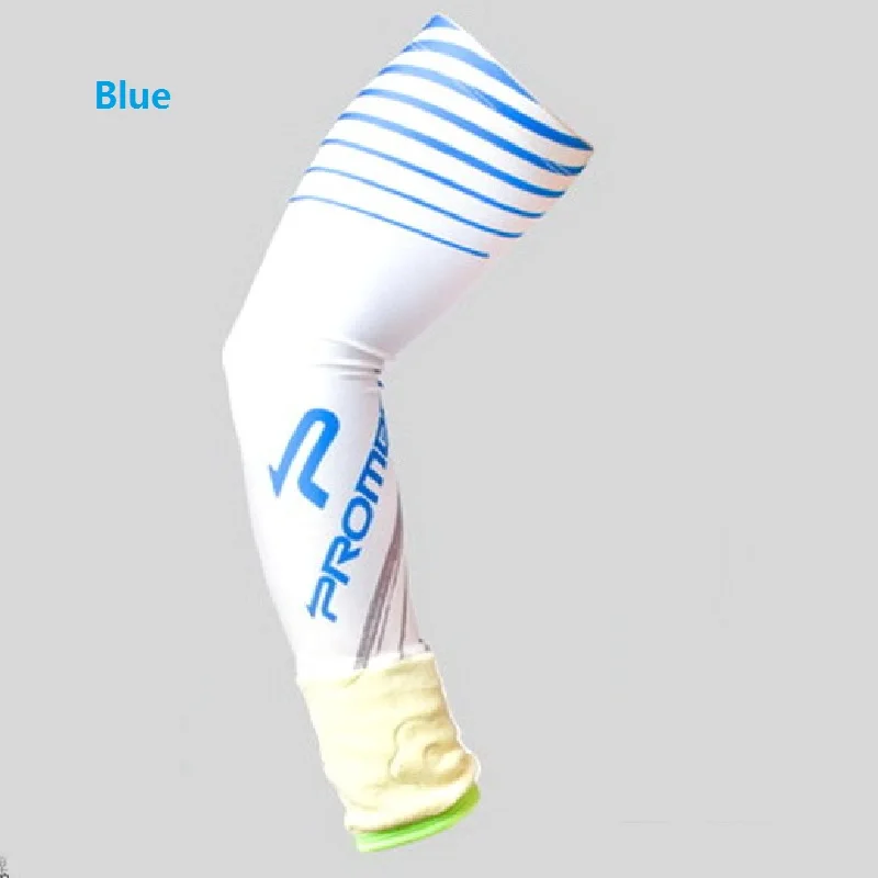 PROMEND ice silk Солнцезащитный УФ рукава с полотенцем можно протереть Пот Спортивные рукава для мужчин и женщин оборудование для верховой езды MTB дорожный велосипед - Цвет: Blue