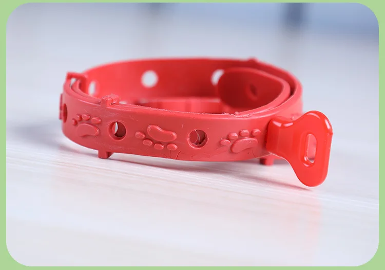 Free Shipping Pet Dog Cat Use Rubber Flea Clean Deworming Drive Collar Goods