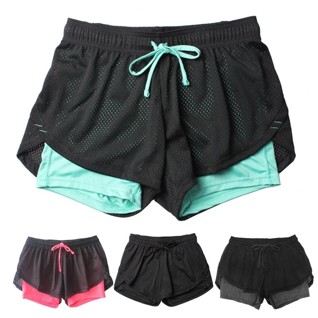 Double Layer Shorts Women, Summer Layer Shorts Women