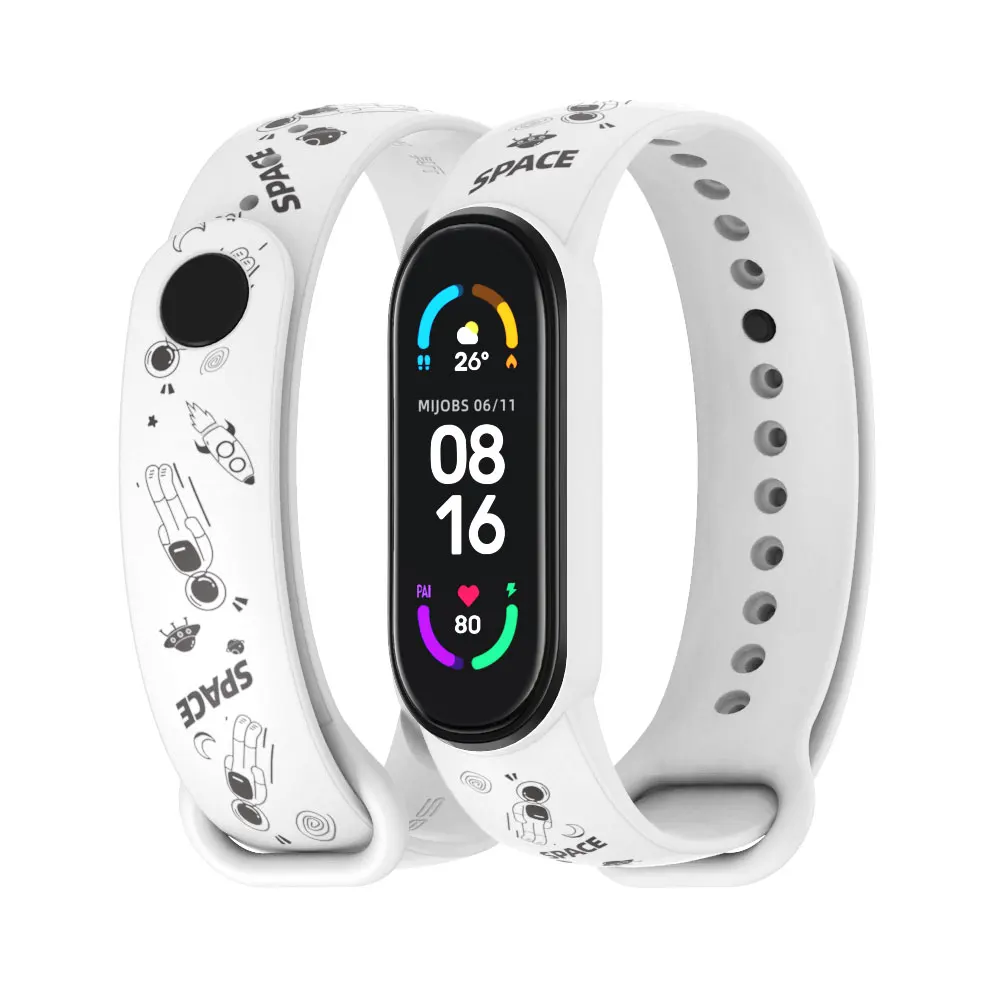 Cinturino In Silicone Per Mi Band 5 Mi Band 6 Bracciale Correa Per Xiaomi Mi Band 5 Xiomi Cinturino Mi Bend 5 Accessori Traspiranti