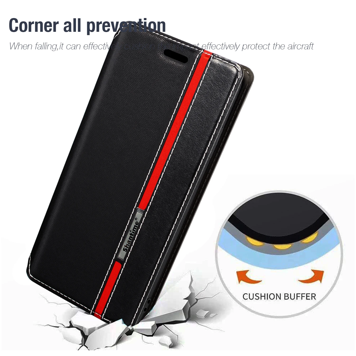 para Blackview Bv6600 Pro Case Moda Multicolorido Fecho Magnético Capa de Couro da Aleta com Suporte Cartão para Blackview Bv6600e - Image 4