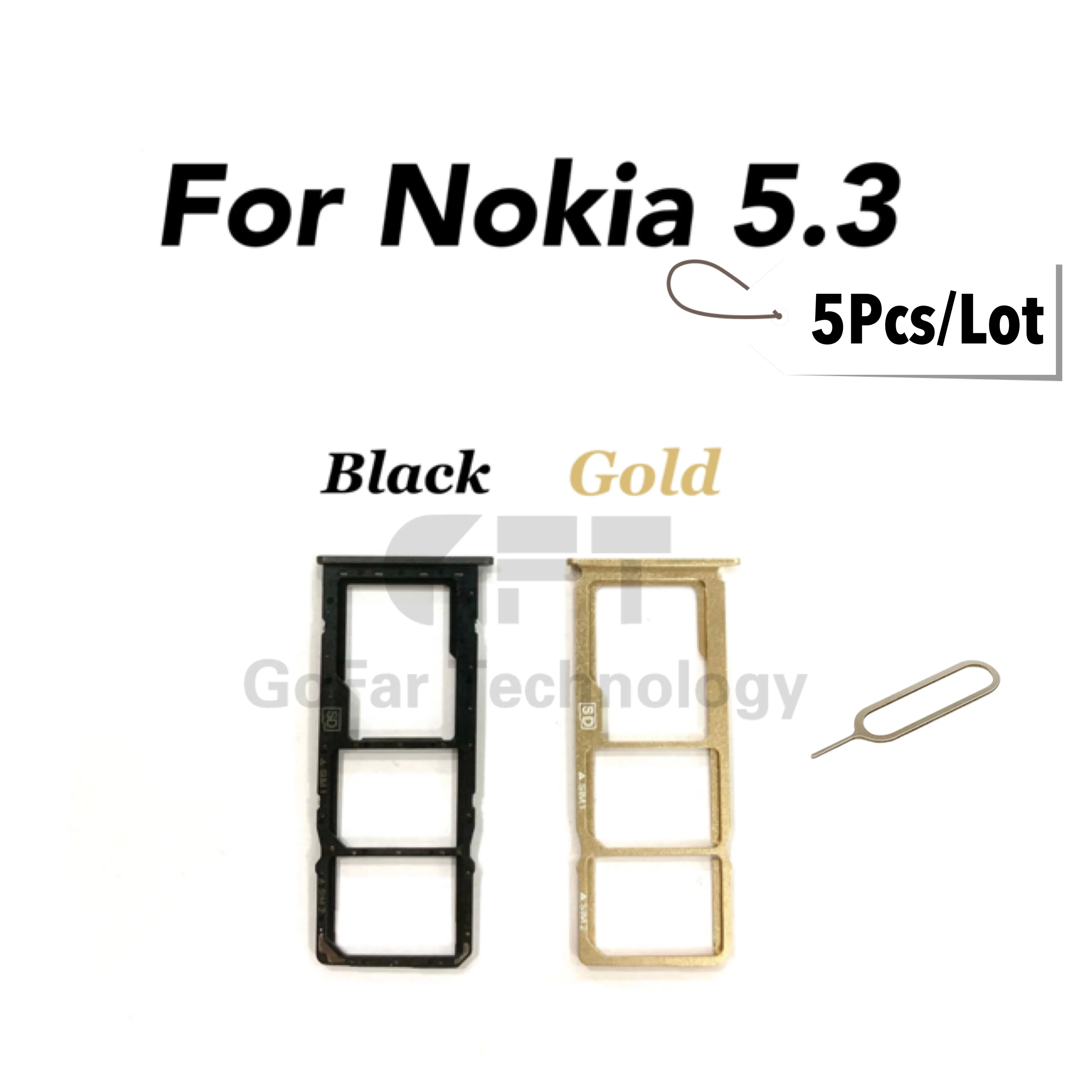 5 шт. оригинальный держатель слота для SD-карты Nokia 3 SIM | Мобильные телефоны и