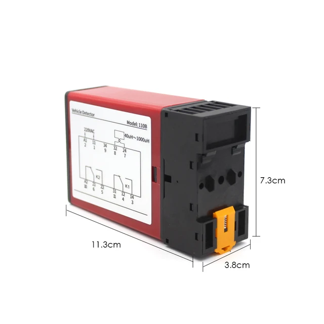 220V Single Channel Traffic Control Vehicle Safety Loop Detector for barrier swing Sliding Gate Opener Car Parking 2