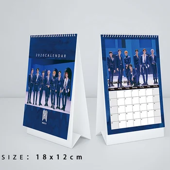 

Kpop MONSTA X 7th Mini Album <'FOLLOW':FIND YOU> 2020 Desk Calendar Fashion K-POP MONSTA X Mini Calendar Fans Collection Gifts