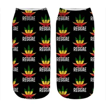 

Women's socks kawaii reggae rasta jamaica Printed Socks Woman harajuku Happy Funny Novelty cute girl gift Socks for women