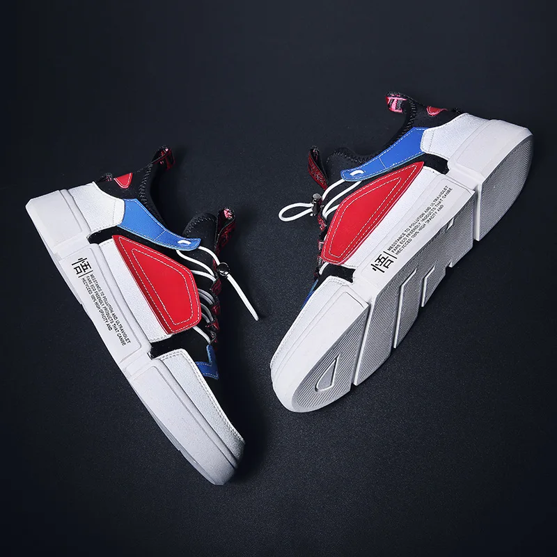 

INS Super Fire Sneakers Men Athletic Shoes Ulzzang Casual Shoe Skateboard Shoes Versatile 2018 MEN'S SHOES Trendy Shoes