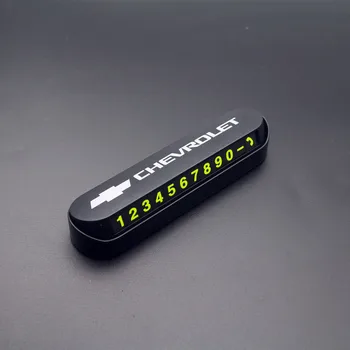 

Car Temporary Parking Card Sticker Auto Phone Number Card Plate For Chevrolet lacetti captiva aveo t250 t300 epica lanos cobalt