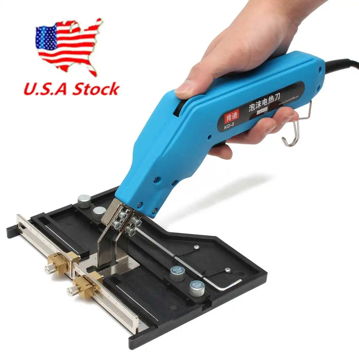 

230V/110V Large Groove Electric Foam Cutting Knife Heating Cutter Foam Carving Tool Electric Cutting Knife Blade Slotting Board