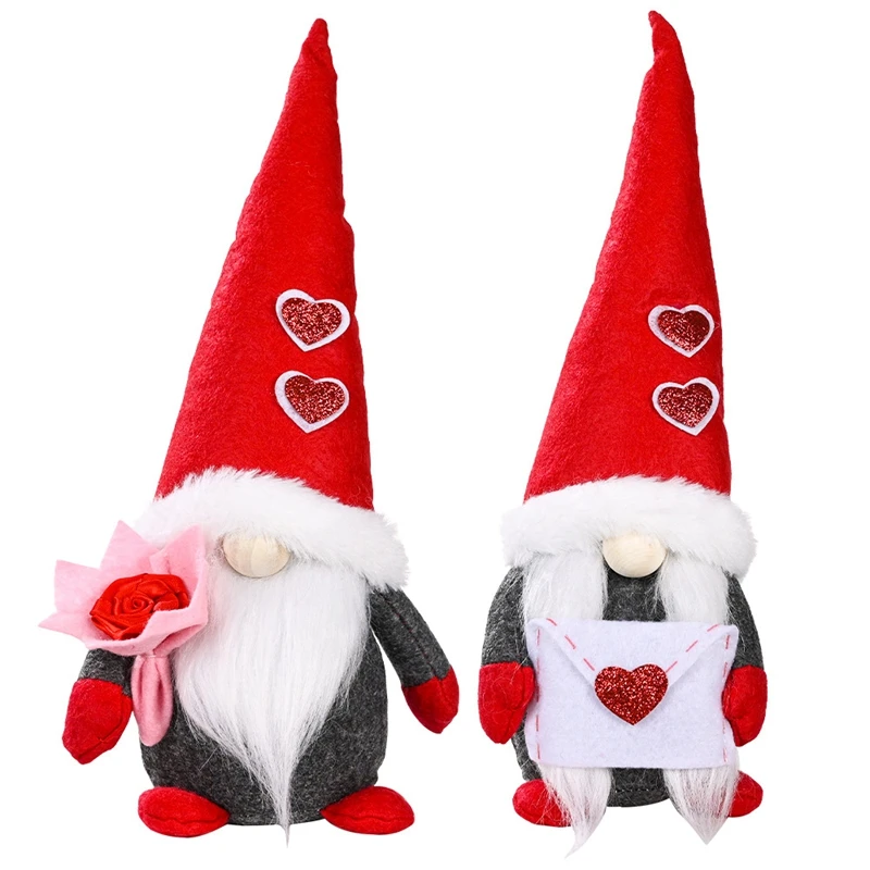Fun Handmade Fimo Hanging Nordic Gonk Gnome Ornament Valentine Gift 