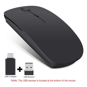 

Rechargeable Wireless Bluetooth Mouse USB Dual Mode Gaming Mice for PC Gamer Laptop EM88