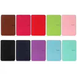 Nova chegada capa tablet caso para amazon kindle paperwhite 4 2018 ultra fino inteligente capa de couro magnética