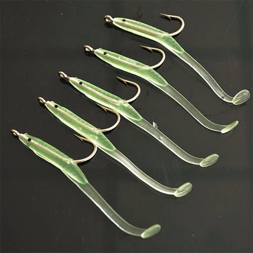 10 шт., маленькая приманка Eel Jerkbait, Мягкая приманка, прочная искусственная приманка, универсальные рыболовные приманки, профессиональная рыбалка, аксессуары