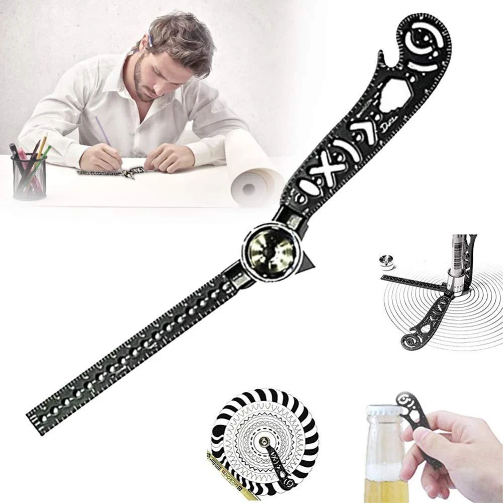 Multifunction Magcon Ultimate Design Tool Mini Compass Protractor Combo Circles Drawing The Most Versatile and Portable Tool|Cutting| - AliExpress