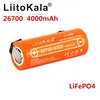 3.2V LiitoKala Lii-40E  26700 rechargeable LiFePO4 battery pack 4000mah lithium cell for 24V e-bike powe +DIY Nickel sheets ► Photo 2/6