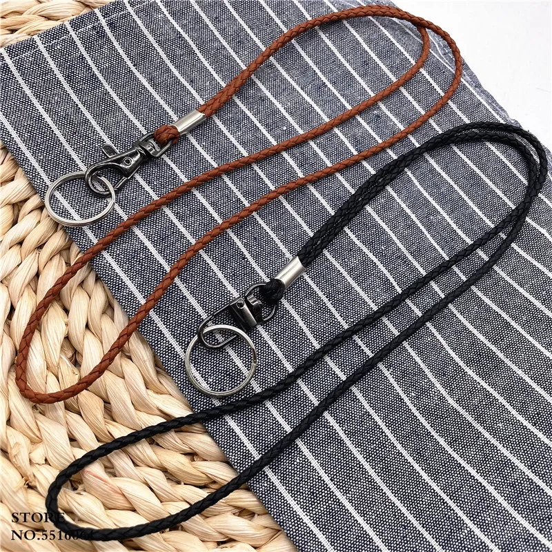 لينة بو نسج الجلود الحبل الرقبة حزام للهاتف المحمو...
