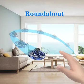 

Flynova Automatic Flight Gyro Athletic Game Toy Mini Flying Gyro Rotator LED Induction Aircraft Finger Decompression Toy