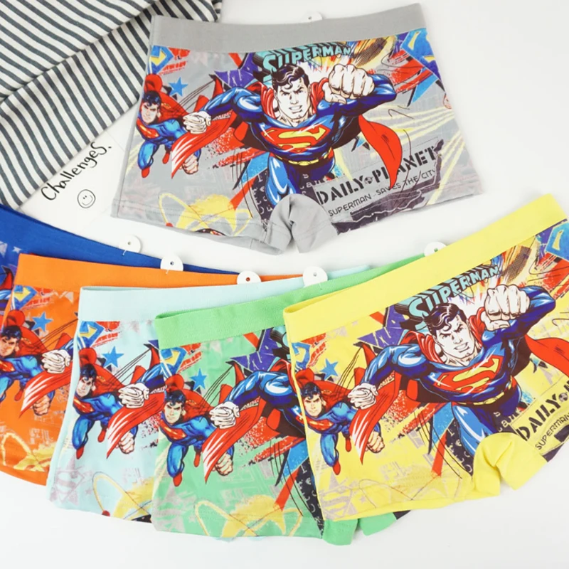 

3pcs/lot Briefs for Boys Underwears Panties Infant Boxer Spiderman Cotton Teenagers for 3-8 Y panty