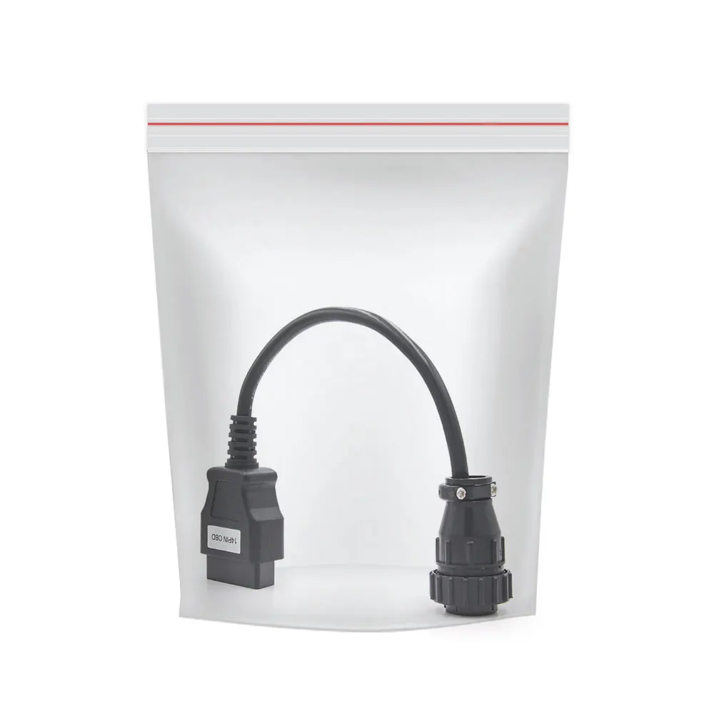 OBD2 Соединительный адаптер для MB Truck 14 Pin OBD в OBD2 16Pin для Benz Truck OBD 2 OBD2 диагностический инструмент OBD2 удлинитель