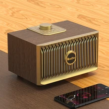 OneDer V5 FM радио Bluetooth динамик ретро портативный беспроводной AM NOAA радио приемник MP3 Компьютер тяжелый бас 3D стерео Бумбокс