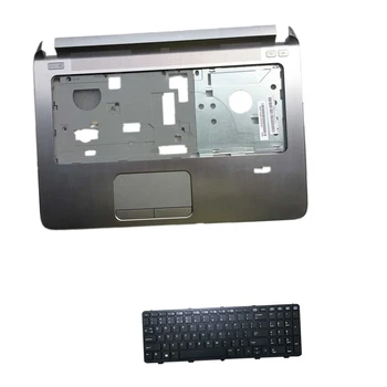 

Laptop Keyboard Upper Case Cover C Shell For HP ProBook 455 G2 Black Silver US United States Edition