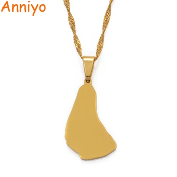 

Anniyo Map Barbados Island Pendant Necklaces Women Girls Maps Barbados Jewelry Gifts #113921