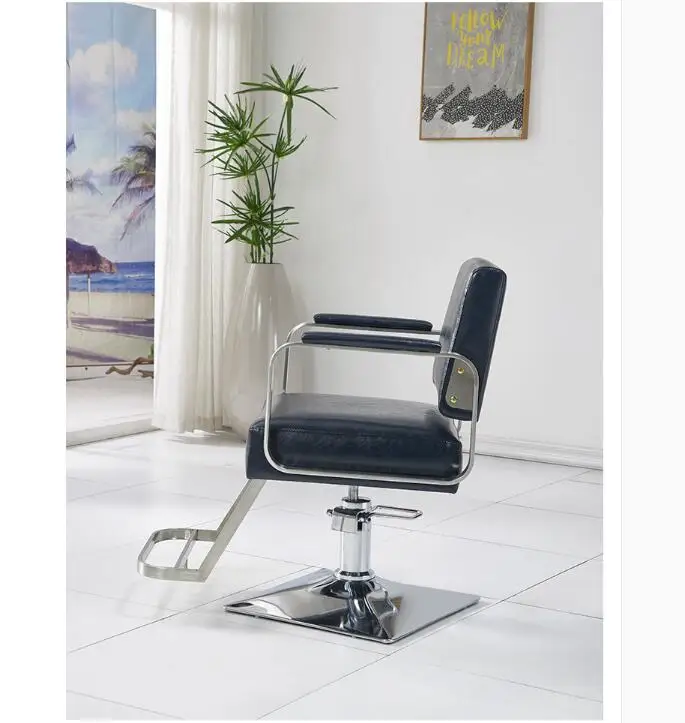 Салоная мебель простые ins парикмахерские салоны специальный подъемный пандус из нержавеющей стали горячее окрашивание стул для стрижки волос барбершоп стул