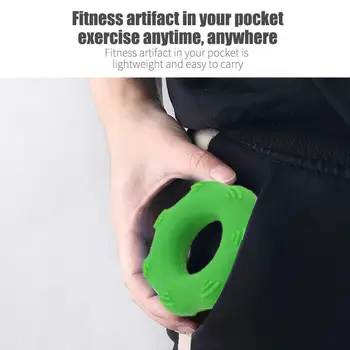 

Grip Ring Environmental Sturdy Silica Gel Multi Specification Multicolor Rehabilitation Stretcher Yoga Fitness Equipment Finger