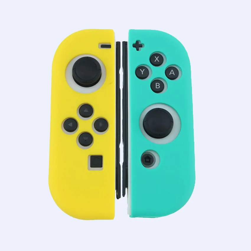 E-D YuXi 1 комплект красочный мягкий чехол для Joy-Con Силиконовый чехол защитный чехол для nyd Switch Joycon контроллер - Цвет: E-D