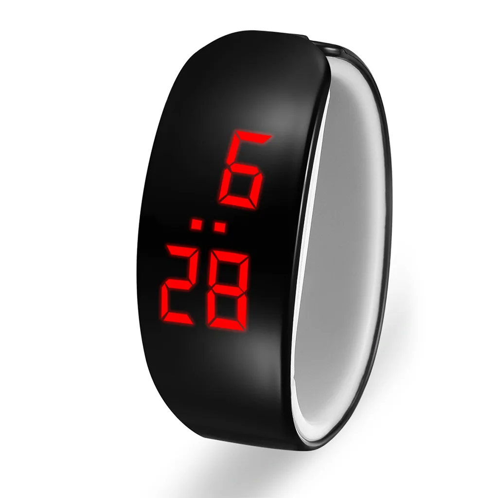 

2019 New Style Simple Students Watch Couples Sports Watch LED Electronic Watch Trend Silica Gel MEN'S Watch