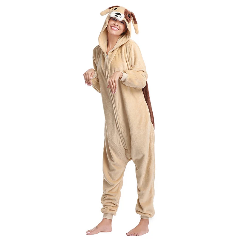 Pug Dog Onesie Women Men Animal Pajamas 