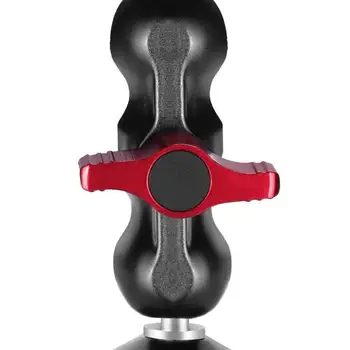 

Magic 1/4 inch Clamp Double Ball Head Arm Mount Adapter Camera LCD Monitor For DSLR R0X4