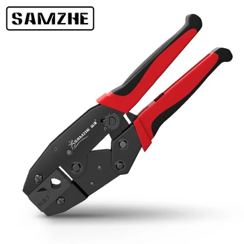 

SAMZHE RJ45 Crimping Tool Ethernet Network LAN Cable Crimper Cutter Stripper Plier Modular 8P RJ45 and 6P RJ12 RJ11