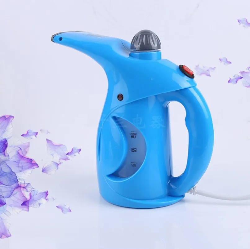 Navy Blue 280ml handheld Garment Steamer small household electric steam iron portable clothes ironing machine steaming flatiron - Color: Navy Blue