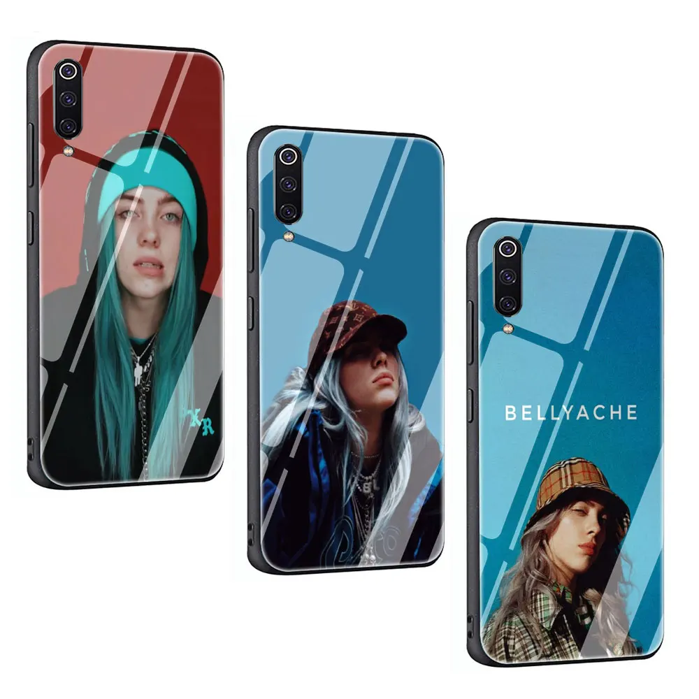 EWAU Billie eilish rainbow blohsh глаз океана чехол из закаленного стекла для телефона для Xiaomi 6X8 Lite 9 A1 A2 F1 Remdi 4X 6A Note 5 6 7 pro