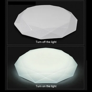 

LED Ceiling Lamp Fixture Diamond Shaped Light for Hallway Living Room Kitchen Bedroom J99Store